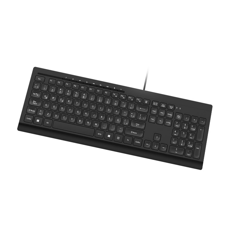 Teclado Alámbrico Klip Xtreme KKM-252S USB Español