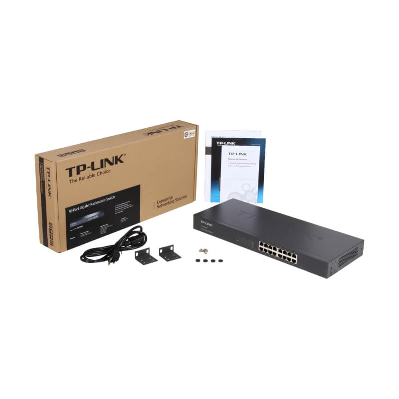 Switch TP-Link TL-SG1016 16-Puertos 10/100/1000Mbps Rackmount