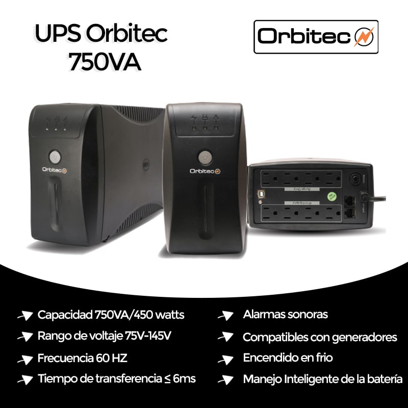 UPS Orbitec TC7508 750VA 450W