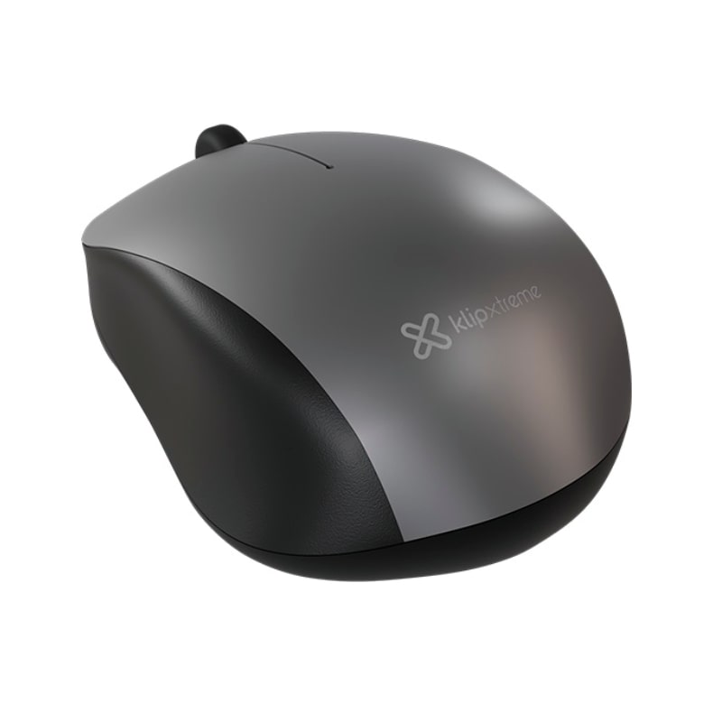 Mouse Inalámbrico Óptico Klip Xtreme Furtive 1600DPI Gris