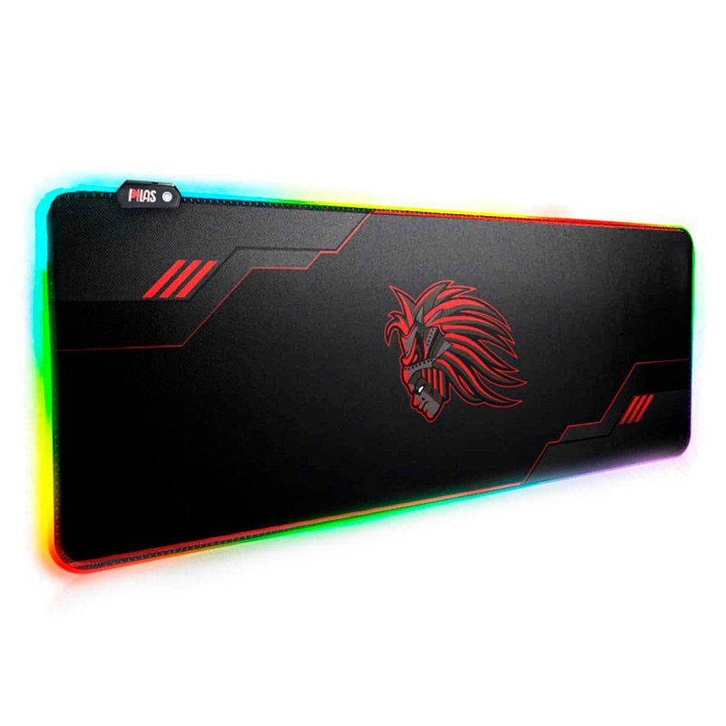 Mousepad Gamer Pilas RGB - Tecun Gamer