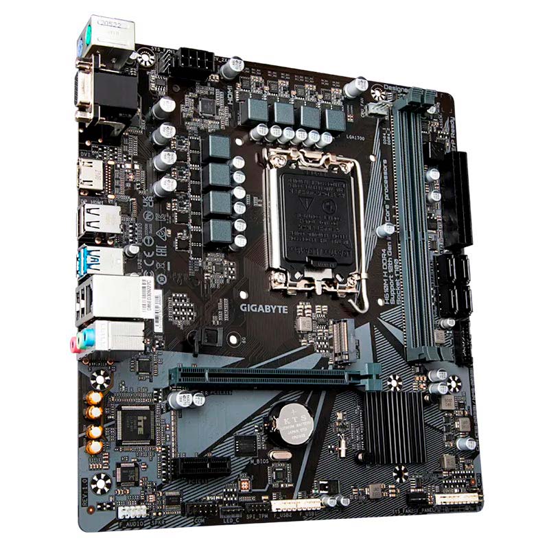 Motherboard Gigabyte H610M H LGA 1700 13th & 12th Gen 2xDDR5 Micro ATX