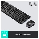 Teclado y Mouse Inalámbrica Logitech MK270 Negro Español