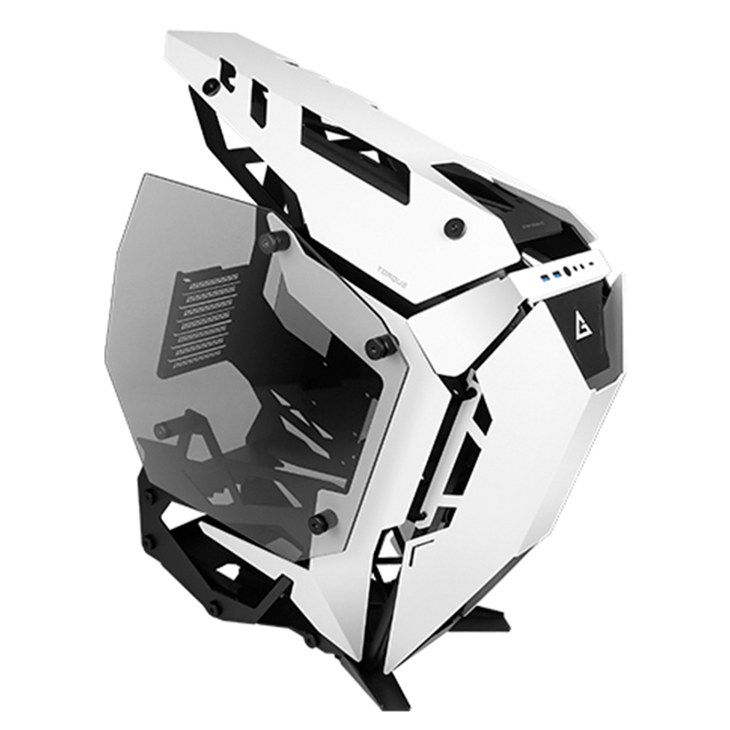 Case Gaming Antec Torque Media Torre Vidrio Templado ATX Blanco/Negro