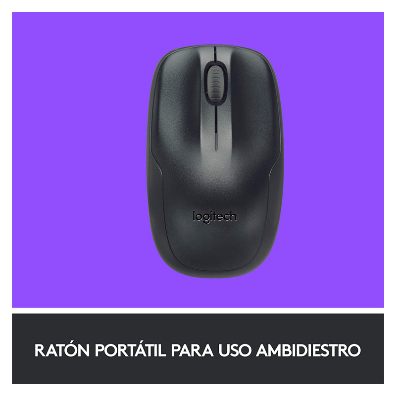 Teclado y Mouse Inalámbrico Logitech MK220 Negro