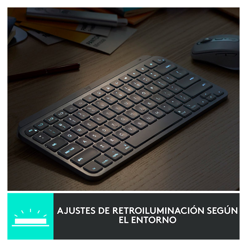 Teclado Inalámbrico Logitech MX Keys Mini Negro