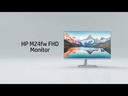 Monitor 24" HP M24fw FHD 1920x1080 75Hz VGA HDMI Blanco