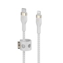 Cable USB-C a Lightning Belkin BoostCharge Pro Flex 3 Metro Blanco