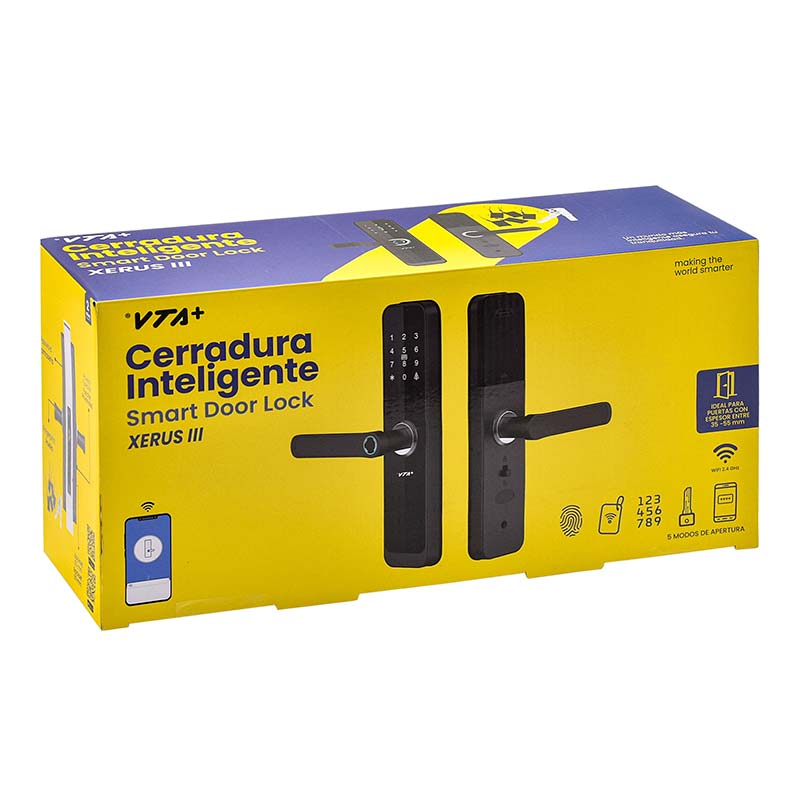 Cerradura Inteligente VTA+ Xerus III Tipo Manija Smart Wi-Fi