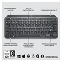 Teclado Inalámbrico Logitech MX Keys Mini Negro