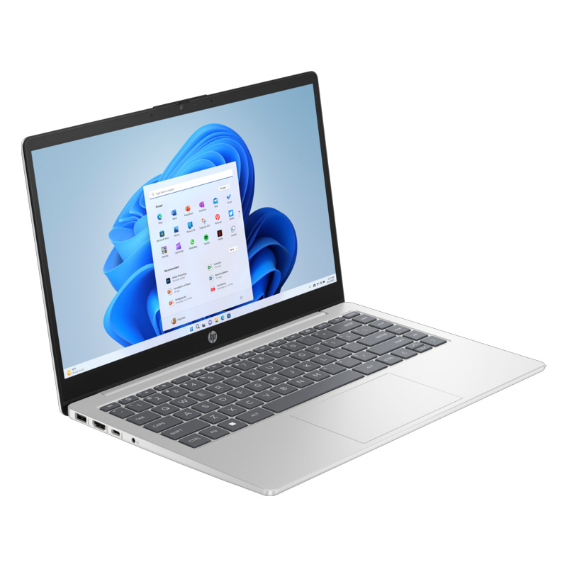 Laptop HP 14-ep0027la 14" i3-1215U 8GB RAM 512GB SSD Gris Claro W11 Home Teclado Español