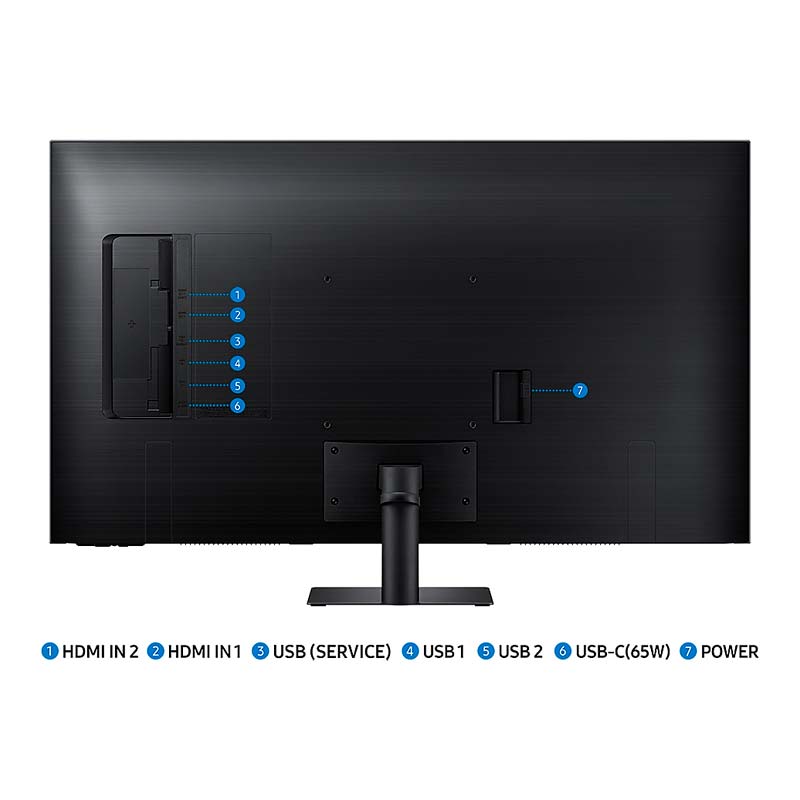 Monitor 43" Samgun Inteligente M7 M70D 4K UHD 3840x2160 60Hz HDMI