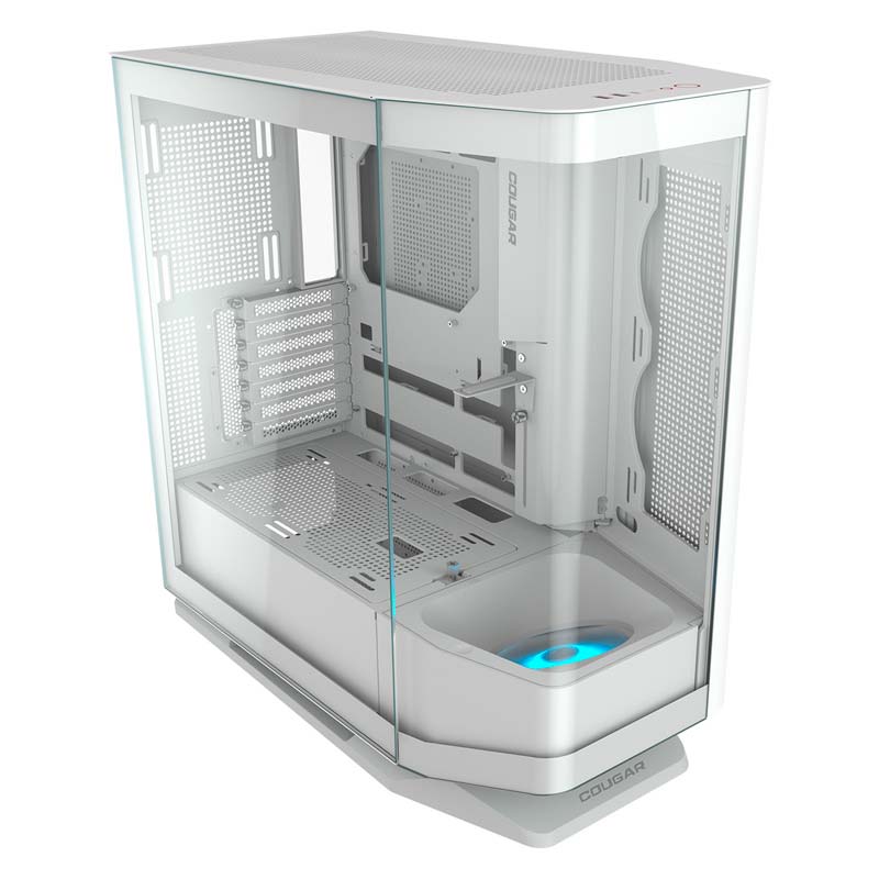 Case Gaming Cougar FV270 Media Torre Malla E-ATX Blanco (Sin Fuente)