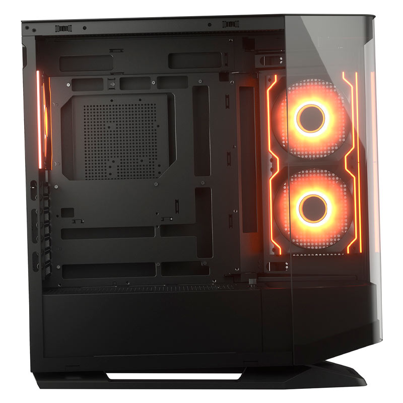 Case Gaming Cougar FV270 RGB Media Torre Malla E-ATX Negro (Sin Fuente)