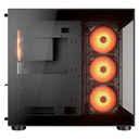 Case Gaming Cougar FV150 RGB Media Torre Negro (Sin Fuente)