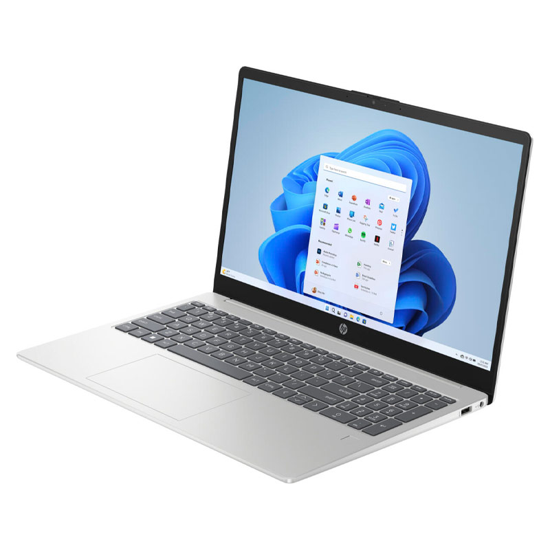 Laptop HP 15-fd0182 15.6" i7-1355U 16GB RAM 1TB SSD Gris Claro W11 Home Teclado Inglés