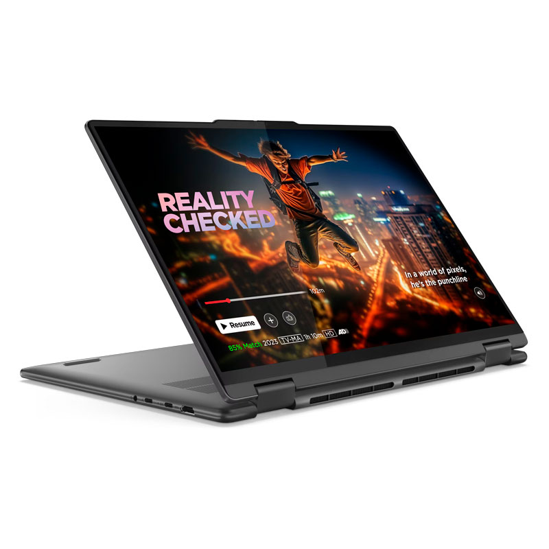 Laptop Lenovo Yoga 7 16IML9 16" Touchscreen Ultra Core 7 155U 16GB RAM 1TB SSD Gris Oscuro W11 Home Teclado Inglés