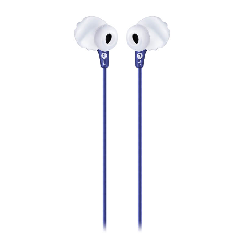 Audífonos JBL 3.5mm In-ear Endurance Run con Micrófono Azules