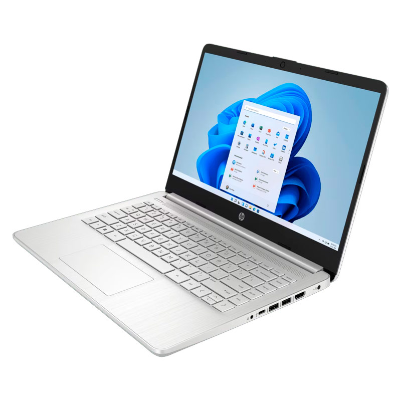 Laptop HP 14-dq5009nr 14" i3-1215U 8GB RAM 256GB SSD Gris Claro W11 Home Teclado Español