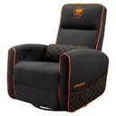 Sofá Gaming Cougar Fidom Negro Naranja