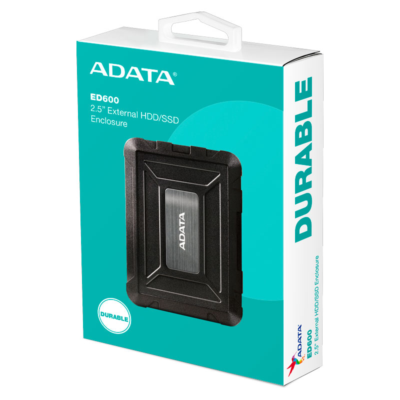 Enclosure 2.5 ADATA ED600 SATA USB 3.2 Negro