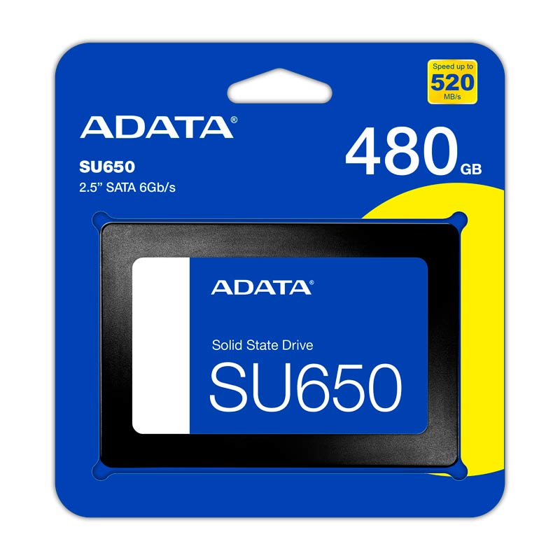 Unidad SSD 2.5" 480GB ADATA SU650 520MBs