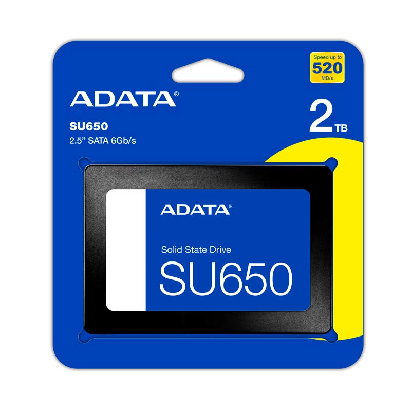 Unidad SSD 2.5" 2TB ADATA SU650 520MBs