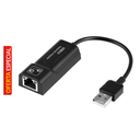 Adaptador USB a RJ-45 Argom ARG-CB-0045 Macho-Hembra