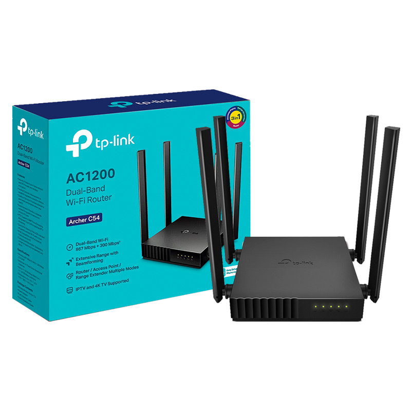 Router TP-Link Archer C50 v6 AC1200 Doble Banda 1200Mbps