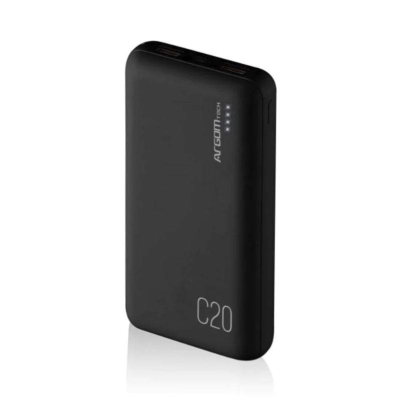 PowerBank Argom C20 20000mAh USB Negro