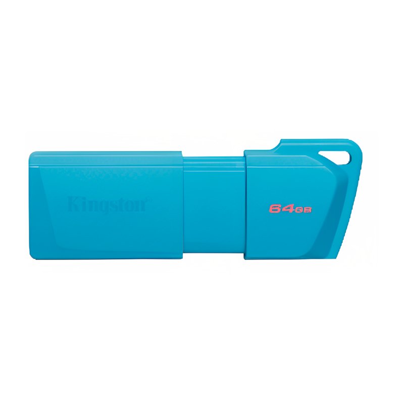 Memoria USB Kingston 64GB DataTraveler Exodia M 3.2 Neon Azul