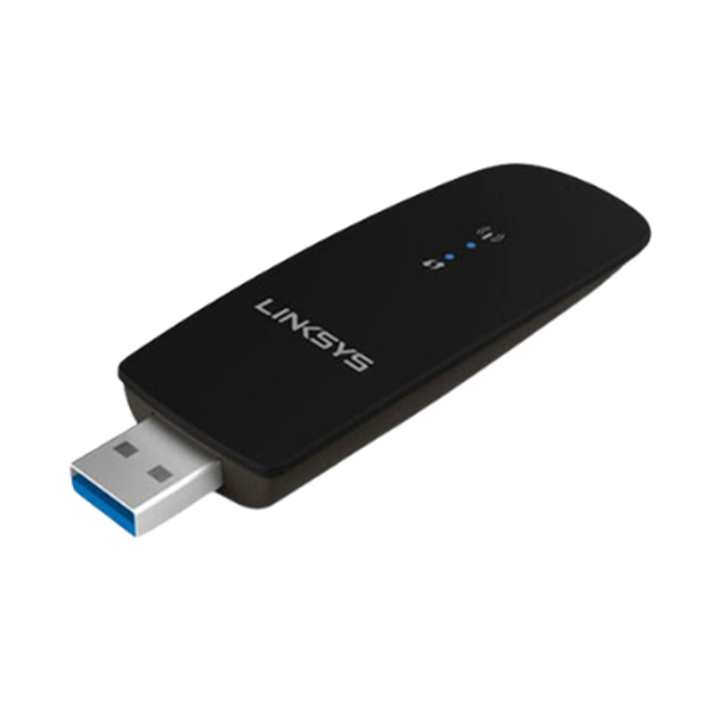 Adaptador de Red USB a Wi-Fi Linksys WUSB6300 DualBand 867Mbps