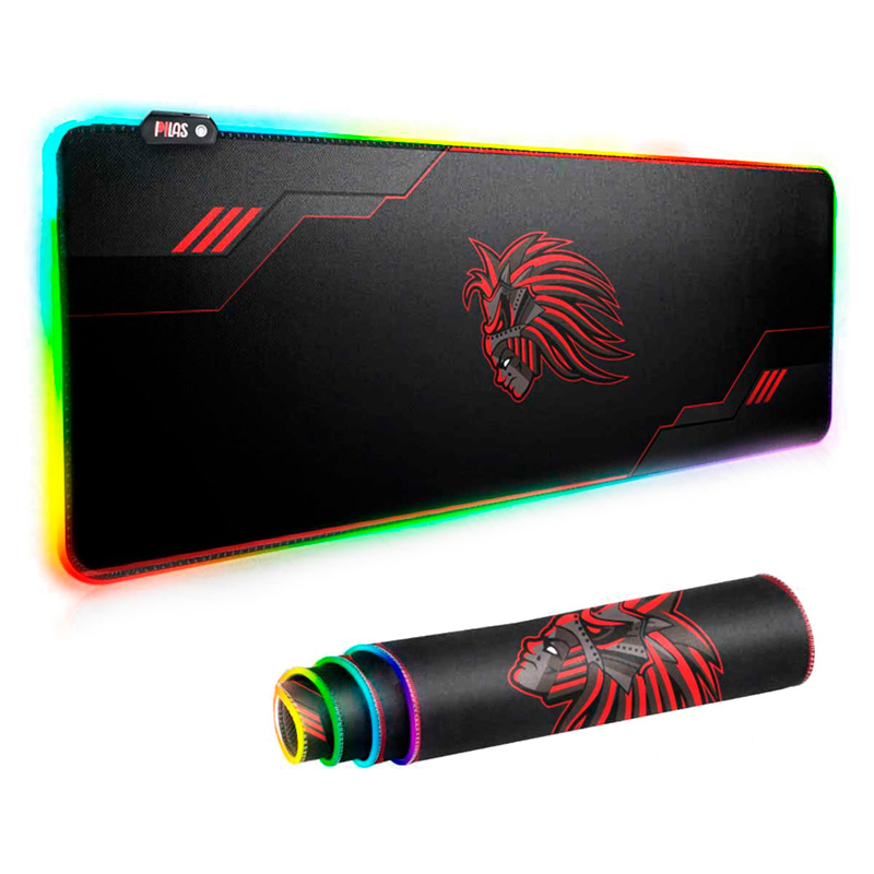 Mousepad Pilas Gamer Tecun RGB XXL