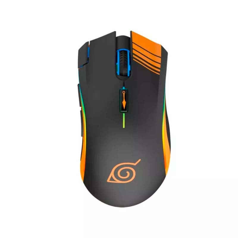 Mouse Gaming Alámbrico Óptico Naruto MX-200 10000 DPI 7 Botones RGB Edición Ninja Naruto