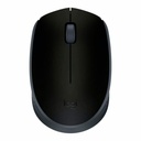 Mouse Inalámbrico Logitech M170 Óptico 1000DPI Negro con Gris