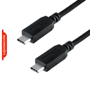 Cable USB-C a USB-C Argom ARG-CB-0063 1.8 Metros Negro