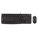 Teclado y Mouse Alámbrico Logitech MK120 USB Negro Español