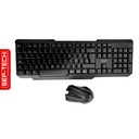 Teclado y Mouse Inalámbrico Agiler AGI-9875S Negro Español