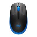 Mouse Inalámbrico Logitech M190 1000DPI Negro/Azul