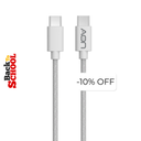 Cable USB-C a USB-C AON AO-CB-5001 3.5 Metros Blanco