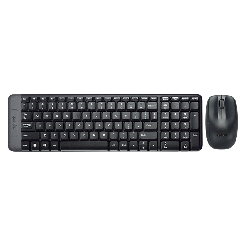 Teclado y Mouse Inalámbrico Logitech MK220 Negro