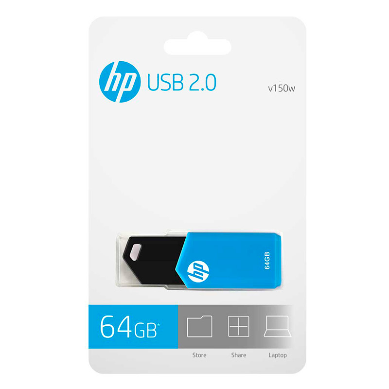 Memoria USB HP 64GB v150W 2.0