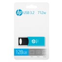 Memoria USB HP 128GB 712W 3.2 Flash Drives Azul/Negro