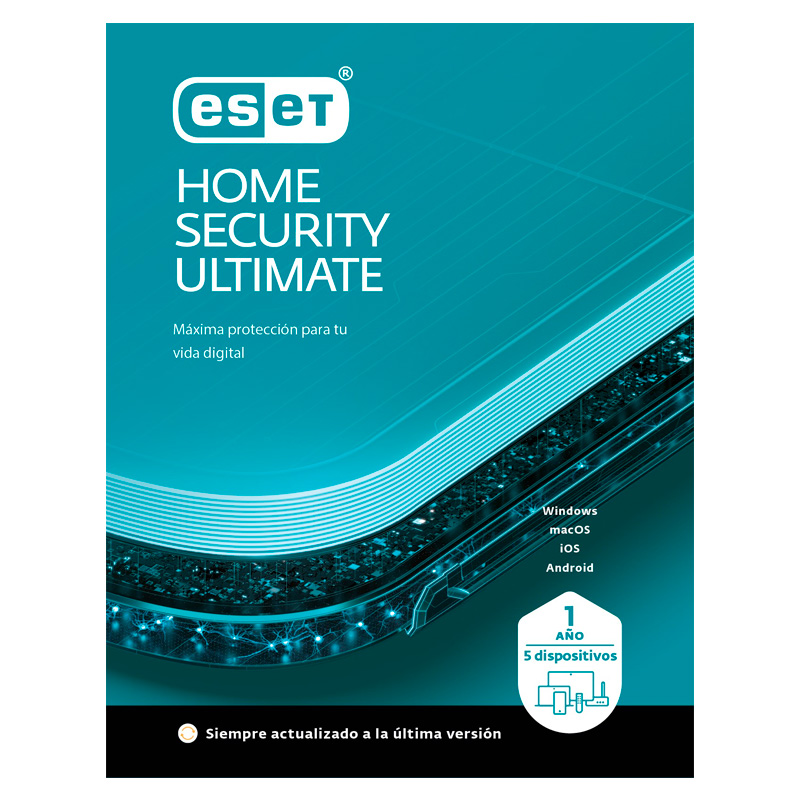 Licencia ESET Home Security Ultimate 5 dispositivos 1 Año ESD ***DIGITAL***