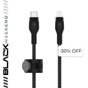 Cable USB-C a Lightning Belkin BoostCharge Pro Flex 2 Metros Negro