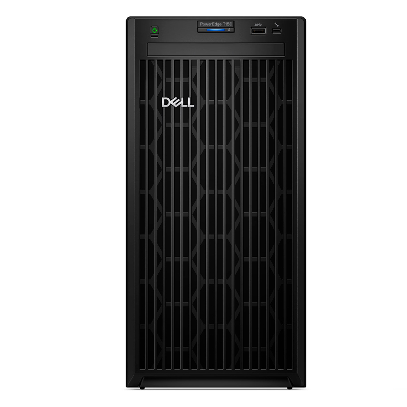 Servidor Dell PowerEdge T150 Intel Xeon E-2336 16GB RAM 2TB HDD PERC H355 iDRAC 9 Básico 300 Watts 1 Año ProSupport NBD en Sitio