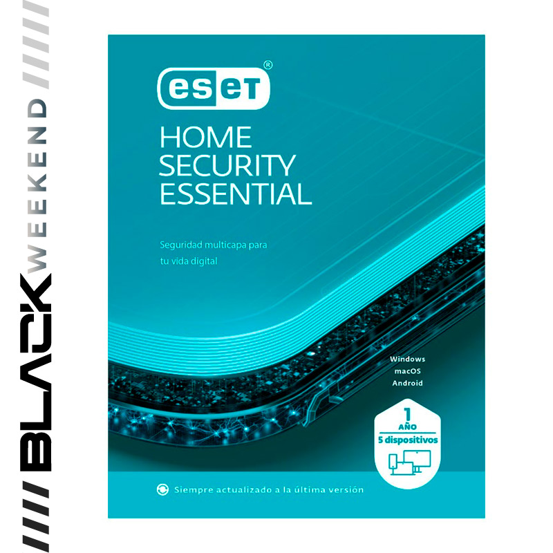 Licencia ESET Home Security Essential 5 dispositivos 1 Año ESD ***FISICA***