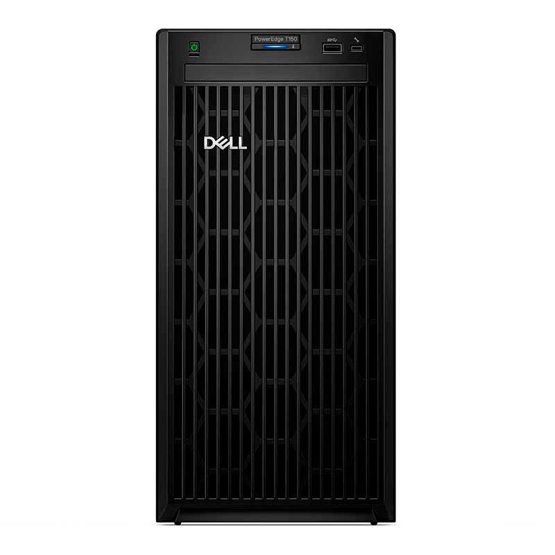 Servidor Dell PowerEdge T150 Intel Xeon E-2324G 16GB RAM 1TB HDD 300 Watts 1 año Garantía Básica Onsite