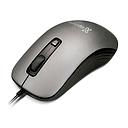 Mouse Alámbrico Klip Xtreme Shadow Óptico 1600DPI Gris