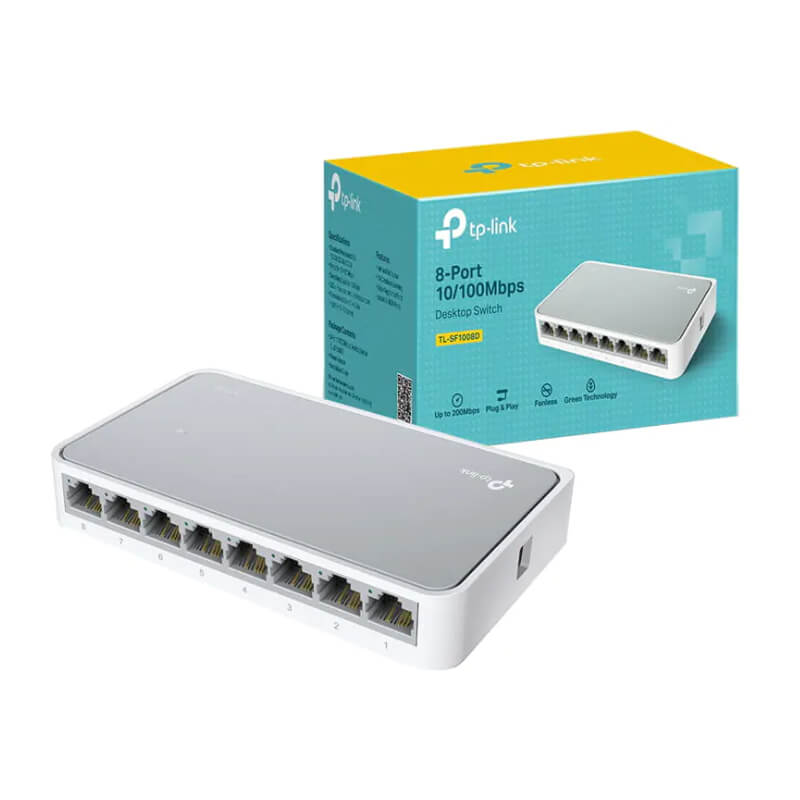 Switch TP-Link TL-SF1008D 8-Puertos 10/100Mbps